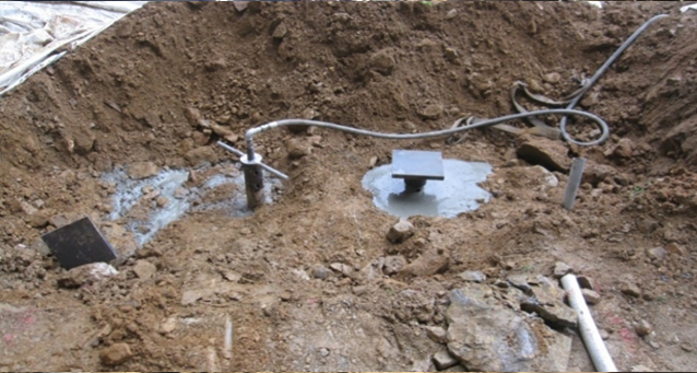 Helical Pile with Grouting