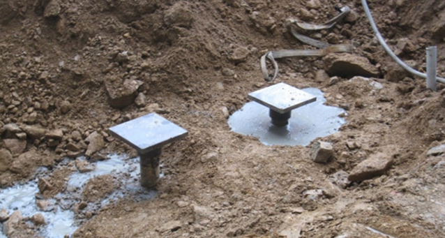 Helical Pile with Grouting